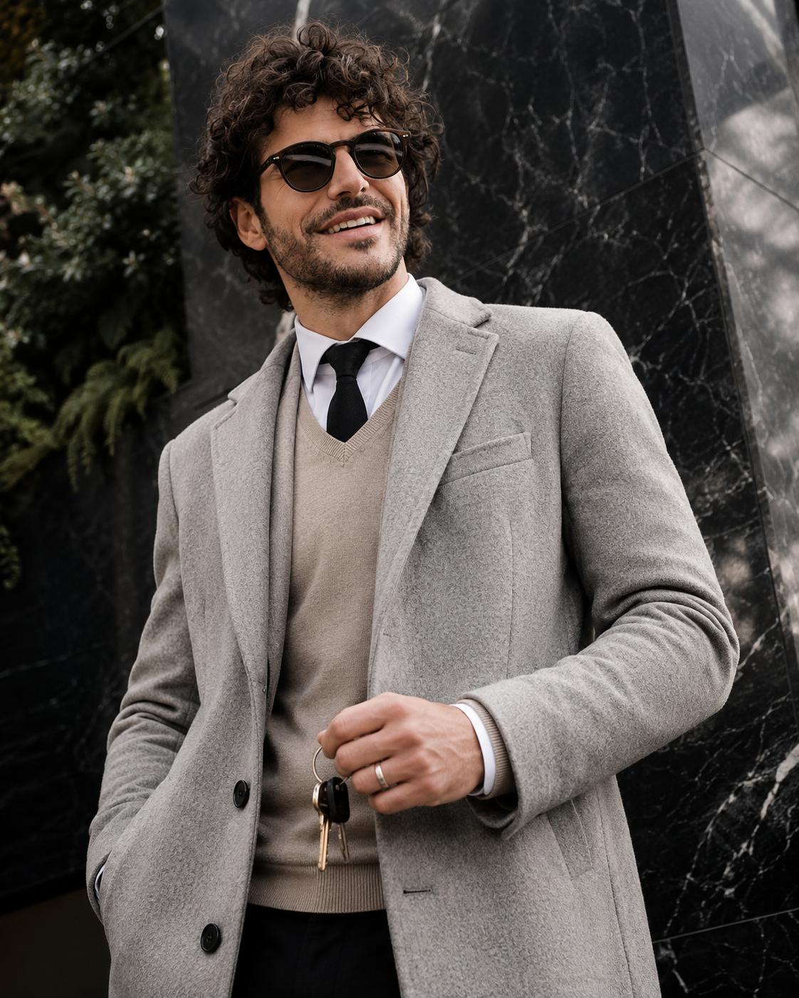 Urban Luxury Portrait with Sunglasses